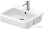 Duravit QATEGO 55x47 cm-es, félig beépíthető mosdó, fehér 0399550000 (0399550000)