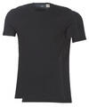 Levi's Rövid ujjú pólók SLIM 2PK CREWNECK 1 Fekete EU L