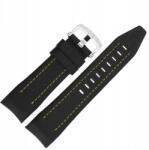  Lunokhod szíj Bőr (A505) fekete, sárga p. fényes kl (Pasek Lunokhod - Skóra (A505) czarny z ż)