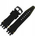  Energia szíj 3 Bőr (C719) fekete, sárga p. fekete kl (Pasek Energia 3 - Skóra (C719) czarny z)