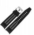  Atomic Age szíj Szilikon (A695) fekete acél kl (Pasek Atomic Age - Silikon (A695) czarny)