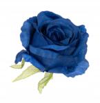 Dalia-RP Rózsa Memory fej kék 9cm művirág csokornyakkendő (sztuczne główki kwiatów)