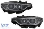 KITT Lightning LED Angyalszem Első Lámpák BMW 3 Series F30 F31 (2011-2015) Xenon Projektor Kinézet (HLBMF30WX)
