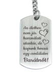 R.M. ékszer Csodálatos Barátnőt acél medálos kulcstartó (15963RMT)