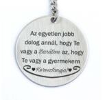 R.M. ékszer Te vagy a Barátom és Keresztanya kulcstartó - kerek, gyermekem (15895RME)