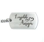 R.M. ékszer Legjobb Anya acél medálos kulcstartó (19672RM)