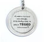 R.M. ékszer Téged választottalak Testvéremnek acél medálos kulcstartó (13101-RM)