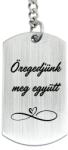 R.M. ékszer Öregedjünk meg együtt acél kulcstartó (19693RM)