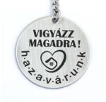 R.M. ékszer Hazavárunk acél medálos kulcstartó (14026-RM-K)