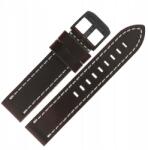  Almaz szíj Bőr (C677) barna, fehér p. fekete kl (Pasek Almaz - Skóra (C677) brązowy z bia)