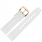  Space Race szíj Szilikon (világító) fehér rózsaszín kl (Pasek Space Race - Silikon (świecący) bi)