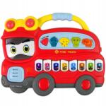 Trifox Interaktív Tűzoltóautós Zongora Elemmel Működő Szervek Hanggal Gyerekeknek (HW21096851)