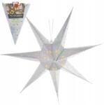 Koopman Papír Csillag Karácsonyi Ablakdísz Lógó Ezüst 60 CM (8719987968525)