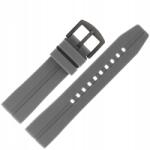  Expedition szíj Szilikon (C763) szürke fekete kl (Pasek Expedition - Silikon (C763) szary)