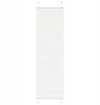 VidaXL pliszírozott roló fehér 65x200 cm Szövet szélessége 64, 4cm (4015510)