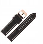  Space Race öv Bőr (B668) fekete croco, krémszínű p. rózsaszín kl (Pasek Space Race - Skóra (B668) czarny c)