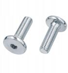  Bútorcsavar M8x16 Hengerfej imbuszhoz Metrikus csavar bútorhoz (01750)