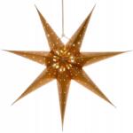 Vilde Karácsonyi csillag világító lógó Arany dekoratív lámpa 60 cm (839102)