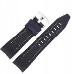  Lunokhod szíj Bőr (A630) kék, fehér p. fényes kl (Pasek Lunokhod - Skóra (A630) niebieski)