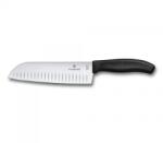 Victorinox Santoku kés Victorinox Swiss Classic 6.8523. 17B 17 cm bordázott fekete (6.8523.17B)