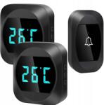 Spreest 1-től 2 intelligens vezeték nélküli elektronikus csengő (R195195-BB 1T2R Czarny)