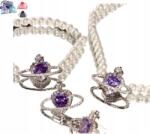  Szaturnusz szett Kozmosz Szaturnusz Hold Nyaklánc Fülbevaló Karkötő (1111)