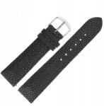  Undine szíj Rájabőr fekete acél kl (Pasek Undine - Skóra płaszczki - czarny)