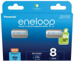 Panasonic BK4MCDE-8BE eneloop BK-4MCDE/8BE AAA/mikro 800mAh Ni-MH akkumulátor 8db/csomag (BK4MCDE-8BE)
