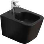 Fluminia Paris Bideu suspendat 37x51 cm, negru mat (D2350BM)