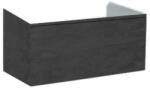 Hatria Grandangolo 75 Masca lavoar baie suspendata 72x49xH36 cm, antracit (y2ahgg)