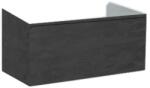 Hatria Grandangolo 100 Masca lavoar baie suspendata 97x49xH36 cm, antracit (y2aegg)