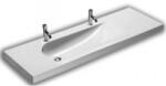 Hatria Lavoar baie pe blat Hatria Grandangolo 150x50 cm, cu 2 gauri (YXNV)