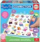 Educa Társasjáték Peppa Pig Conector Educa intelligens toll hang- és fényjelzéssel 95 kérdés és válasz spanyol francia portugál és angol nyelven (20218)