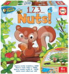 Educa Társasjáték Mogyorógyűjtés Think 1, 2, 3 Nuts Educa 2-4 játékosnak spanyol angol francia és portugál nyelveken 4 évtől (20083)