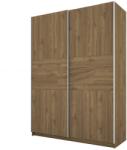 Bogdan Furniture I Гардероб с плъзгащи врати Mod 1034, Орех Адмирал