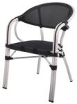 Bogdan Furniture Am Стол АМ-258-22 бял/черен