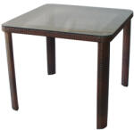 Bogdan Furniture Am Ратанова маса Т 341-1 90/90/75h кафява