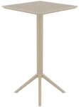 Bogdan Furniture Am Маса Бар Скай 60/60/110h сгъваема бежова