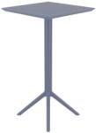 Bogdan Furniture Am Маса Бар Скай 60/60/110h сгъваема тъмно сива