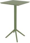 Bogdan Furniture Am Маса Бар Скай 60/60/110h сгъваема маслено зелена