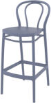 Bogdan Furniture Am Бар стол Виктор тъмно сив