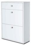 Bogdan Furniture G Шкаф за обувки Мебели Богдан 221, бяло - bogdanmebel