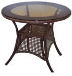 Bogdan Furniture Am Ратанова маса 46-1 ф75/75h кафява
