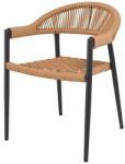 Bogdan Furniture Am Стол АМ-6724-1 антрацит/тъмно бежов