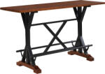Bogdan Furniture Europe Бар маса anari орех/черно