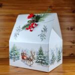  Karácsonyi Díszdoboz Mikulás szános mintával