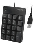 LOGILINK TASTATURA numerica Logilink, USB, 19 taste, negru, "ID0184" (include TV 0.75 lei) (ID0184)