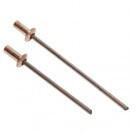 DSU szegecs - CLF 3265 32*65 réz-acél zárt félgömbfejű húzószegecs (1000 db/doboz) (00875)