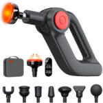 Suporto Pistol masaj cu percutie F7 Pro, Vibromasaj, Negru (PMF7PRO) Aparat de masaj