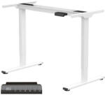 FlexiSpot E1 Pro Elektromos Íróasztal Láb, Fehér, Kétmotoros, 70-120 cm Állítható, 100 kg Teherbírás, Memóriagombokkal (E1W-PRO)